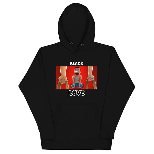 Double Black Love Hoodie