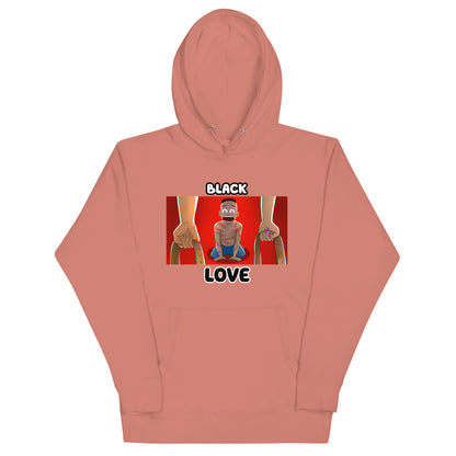 Double Black Love Hoodie