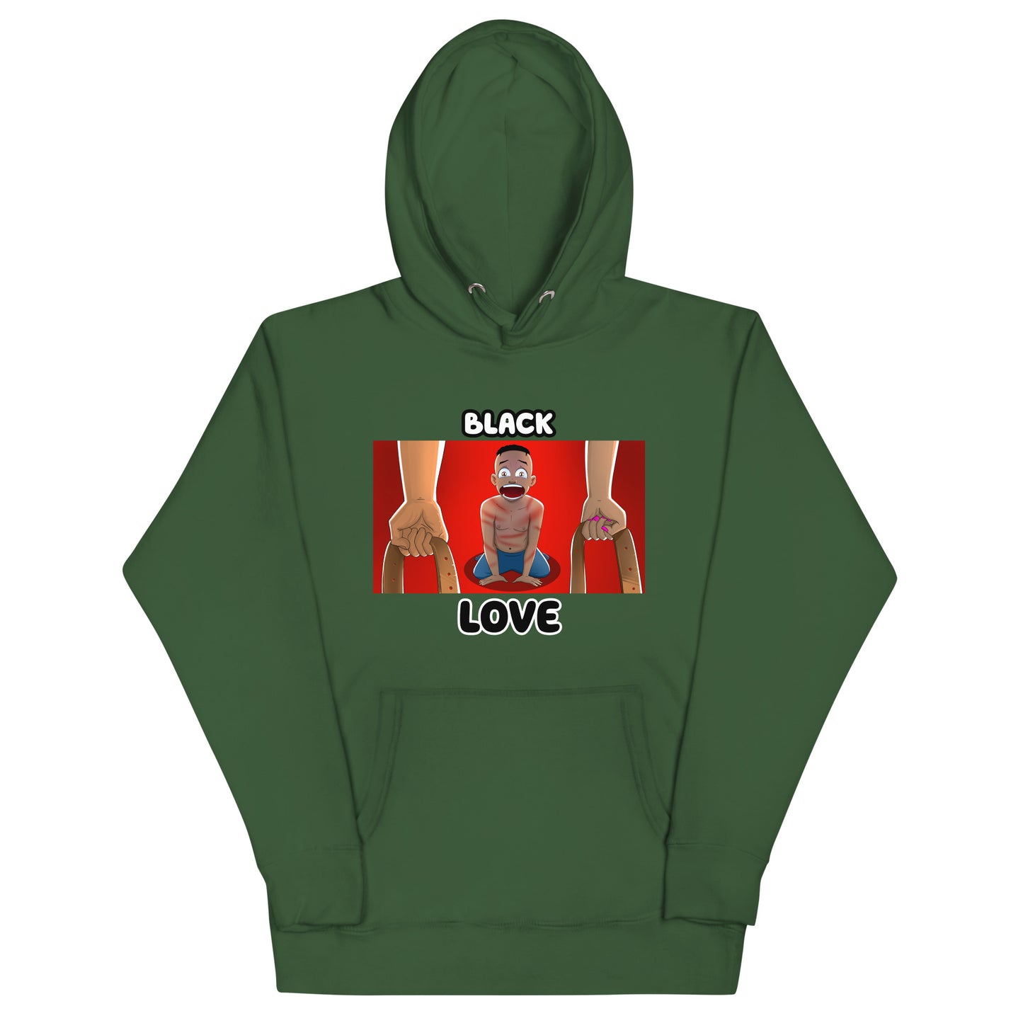 Double Black Love Hoodie