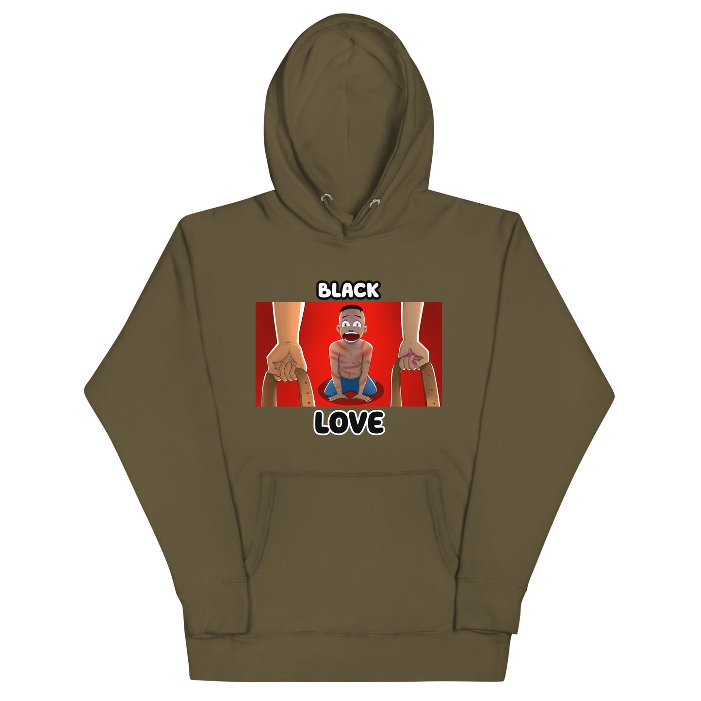 Double Black Love Hoodie