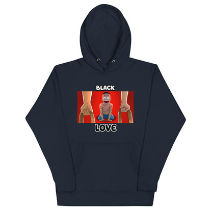 Double Black Love Hoodie